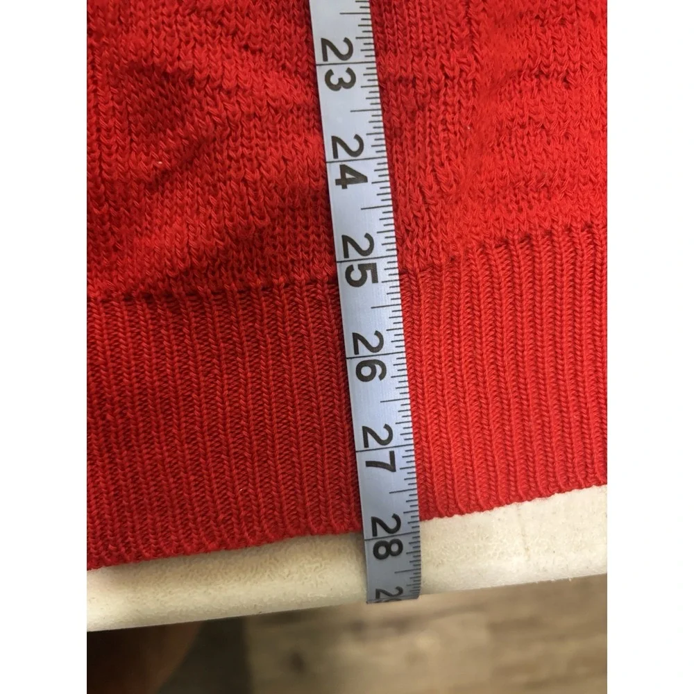 VTG LIDO SPORTS Men‎ Size XL Red Wool Long Sleeve Pullover Sweater EUC